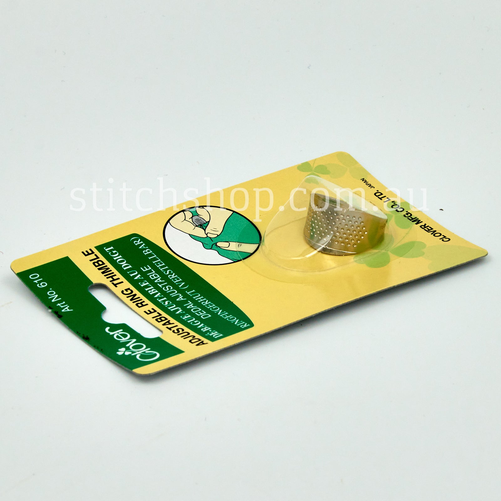 Clover Adjustable Ring Thimble