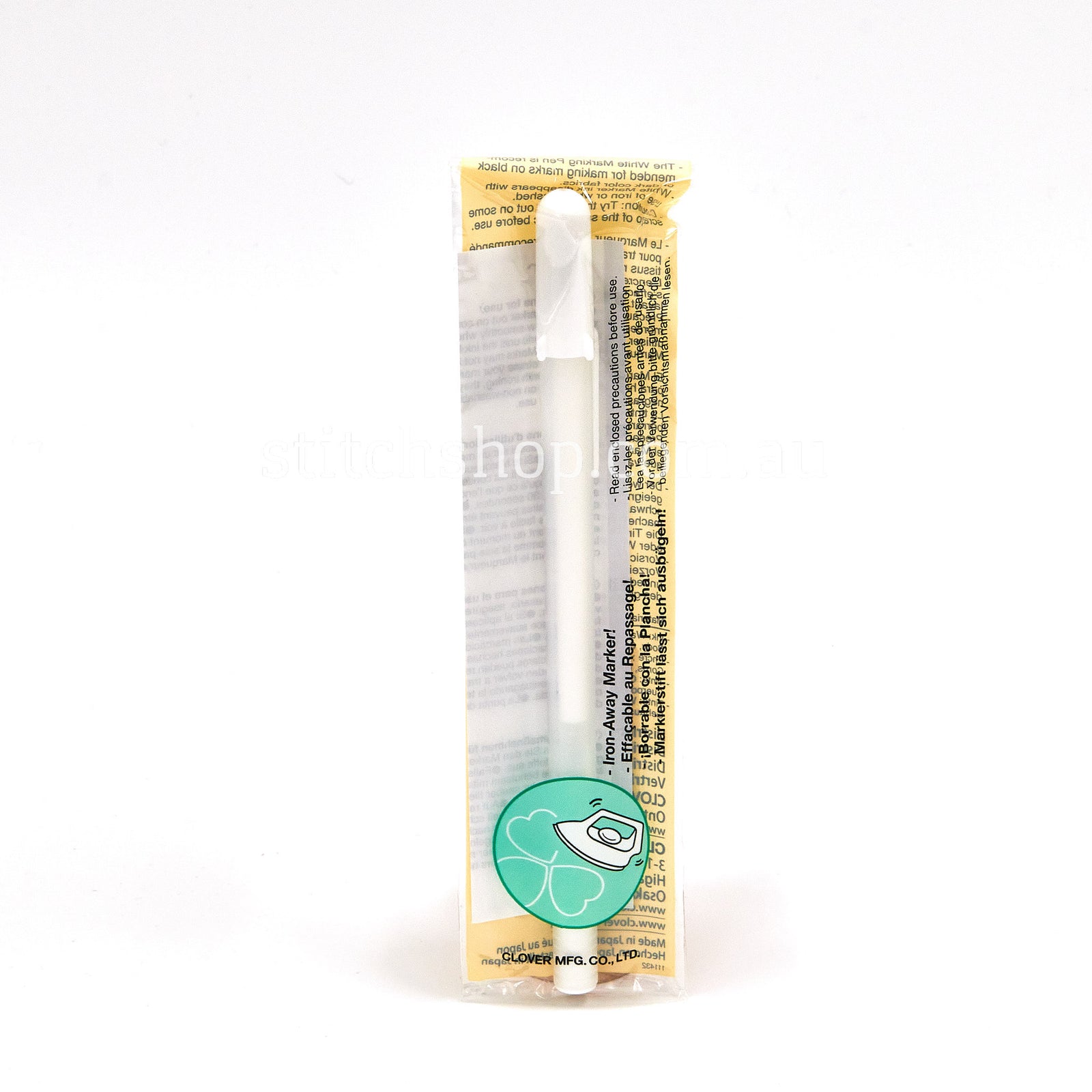 Clover White Marking Pen Fine - Default Title (051221523038)