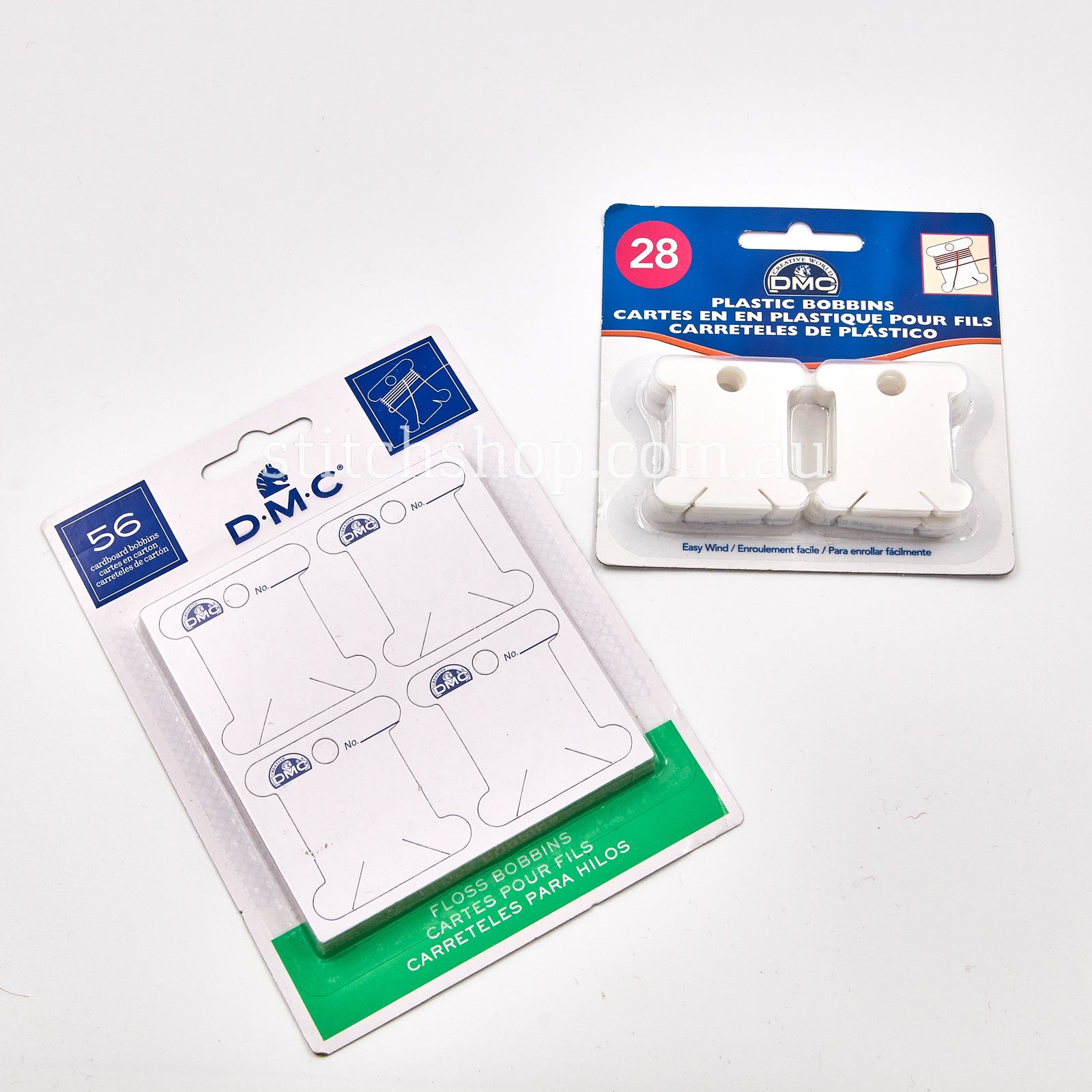 DMC Floss Bobbins - Cardboard (077540386130)