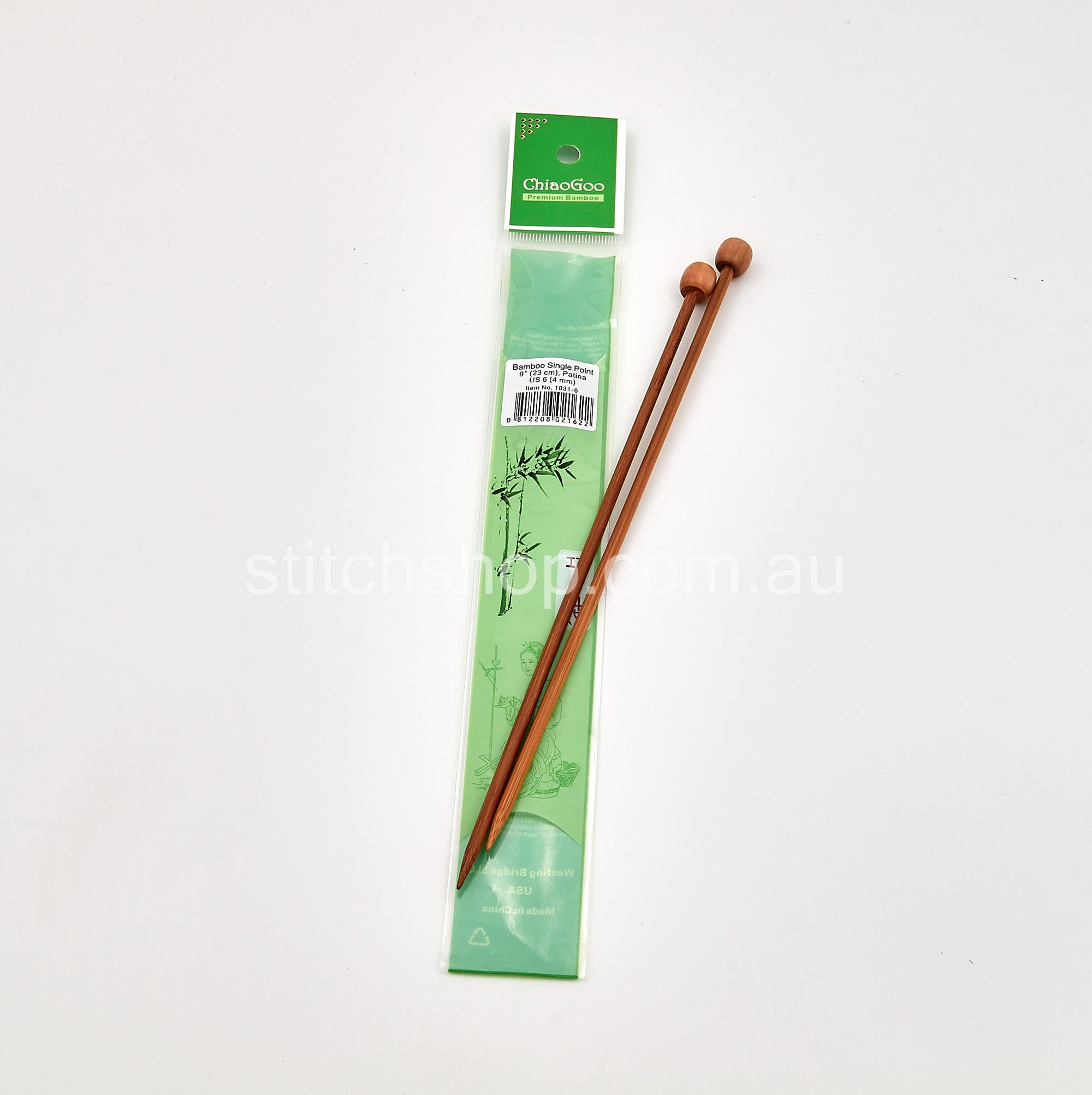 ChiaoGoo Bamboo Knitting Needles (23cm) - 4mm (0812208021622)