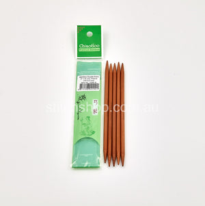 ChiaoGoo Bamboo Double Pointed Needles (15cm) - 5mm (0812208022001)