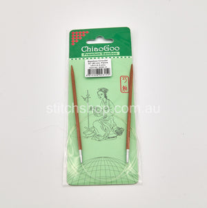 ChiaoGoo Bamboo Circular Knitting Needles Fixed - 3.5mm / 80cm (0812208023152)