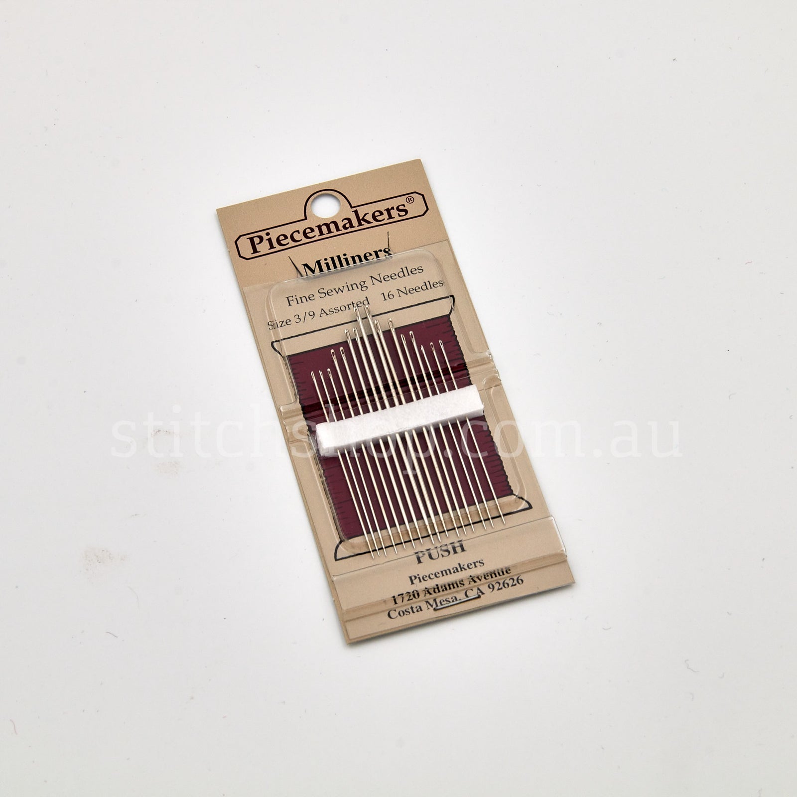 Piecemakers Milliners Needles - 3/9 (12M39)