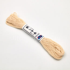 Sashiko Thread  Solid 20m - 2 Ecru / 20 metres (4971451296495)