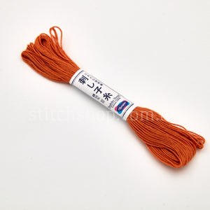 Sashiko Thread  Solid 20m - 4 Orange / 20 metres (4971451296518)