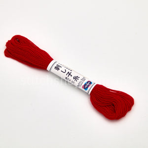 Sashiko Thread  Solid 20m - 15 Bright Red / 20 metres (4971451296624)