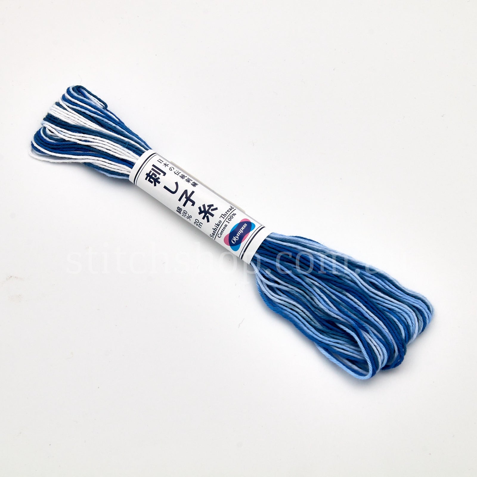 Sashiko Thread Variegated 20m - 52 Azure (4971451296778)