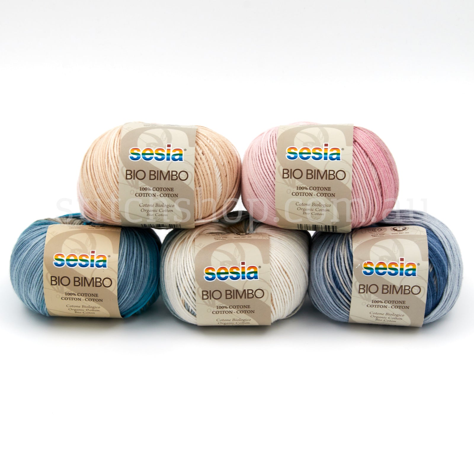 Sesia Bio Bimbo 4 ply Cotton - Pearl Shell (2410) (8032868285208)