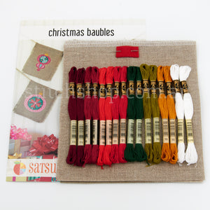 Christmas Baubles KIT - Traditional Red & Green Christmas (684334516019K1)