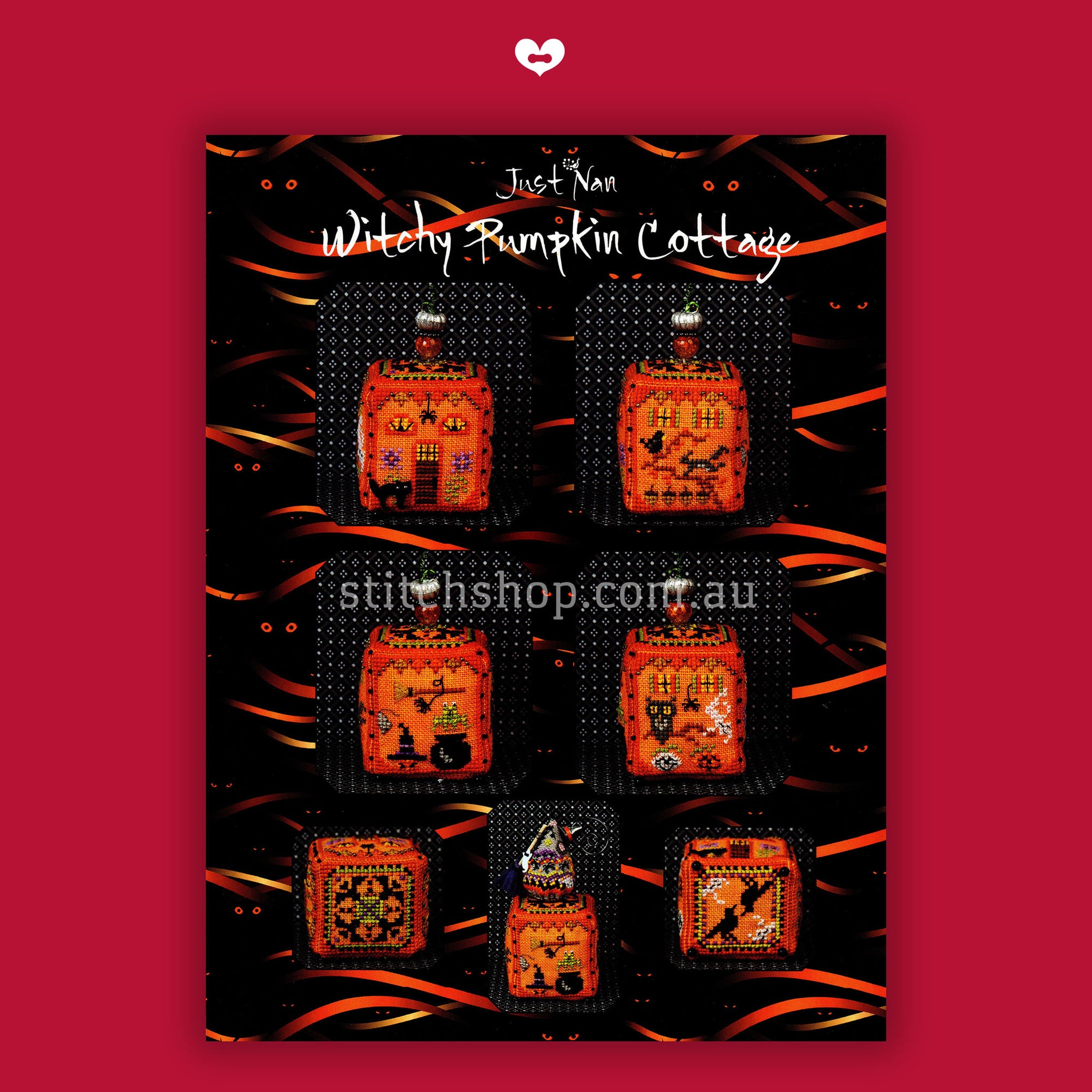 Witchy Pumpkin Cottage with Linen - Default Title (712214015182L)