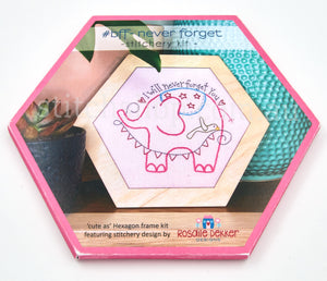 Hexie Frame Stitchery Kit