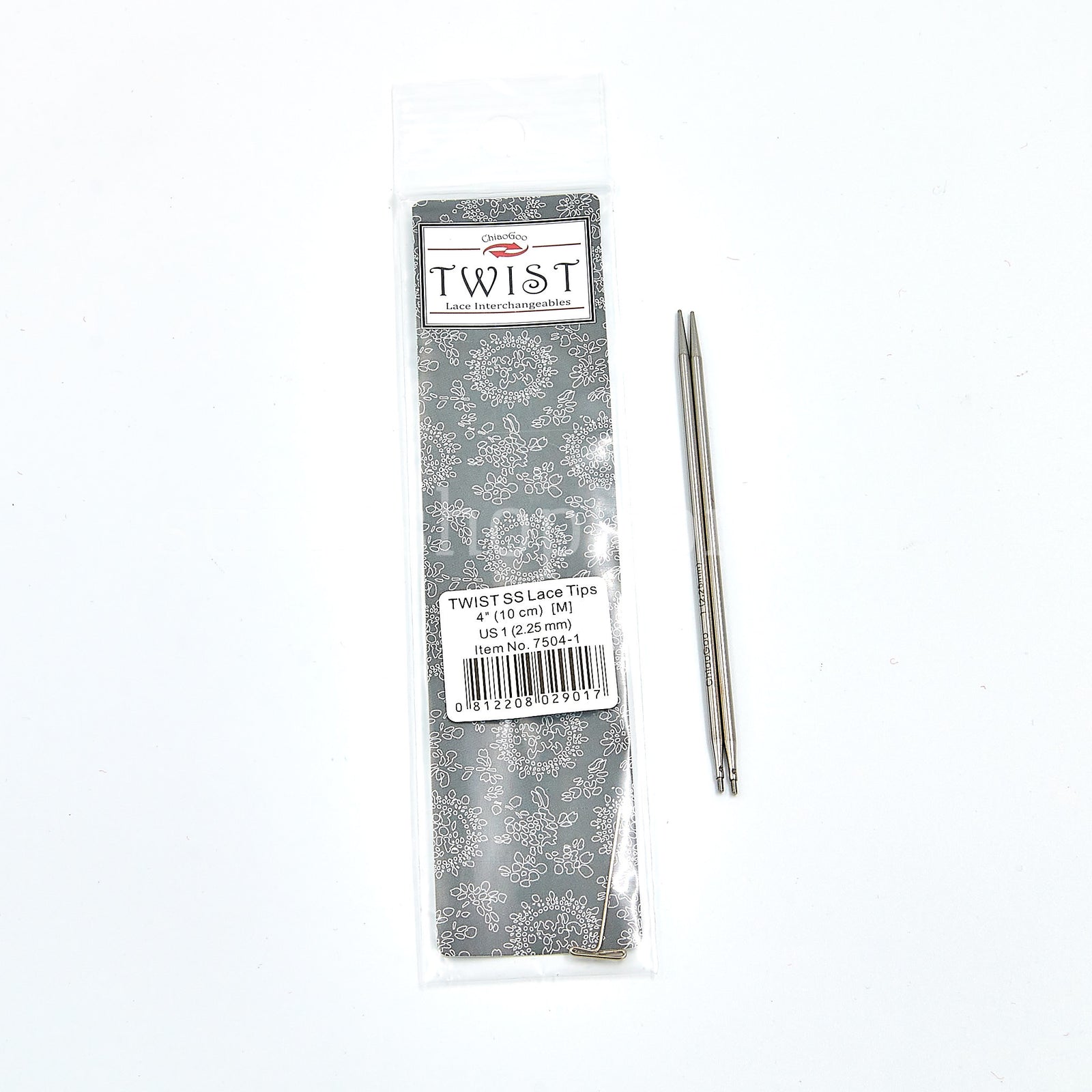 ChiaoGoo SS Twist Tips(4inch/10cm) - 2.25mm (812208029017)