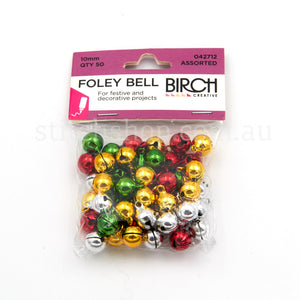 Foley Bell Assorted Colours - 10mm/50pc (9313792531883)