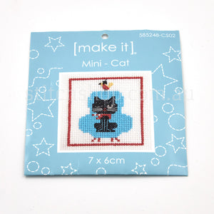 Mini Cross Stitch Kit - cat (9313792542261)