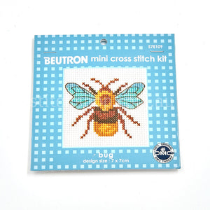 Mini Cross Stitch Kit - bug (9314874821458)