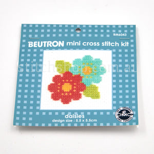 Mini Cross Stitch Kit - flowers (9329809020943)