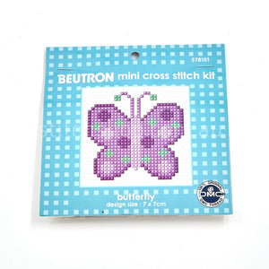Mini Cross Stitch Kit - butterfly (9329809024309)