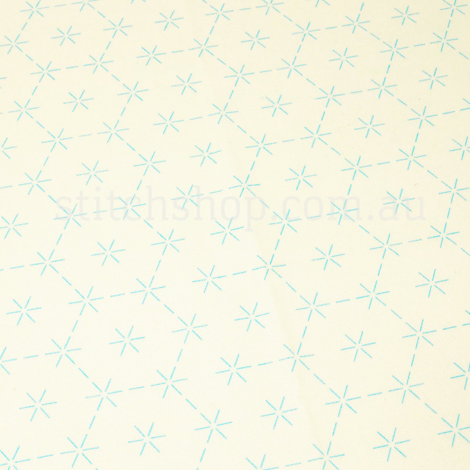 Turtle Shell Connected & Daisy Flowers Pre-stencilled Fabric Panel