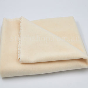 Wool Cashmere Blanketing / Bassinet Size (60x75cm) - Cream (BBCream)