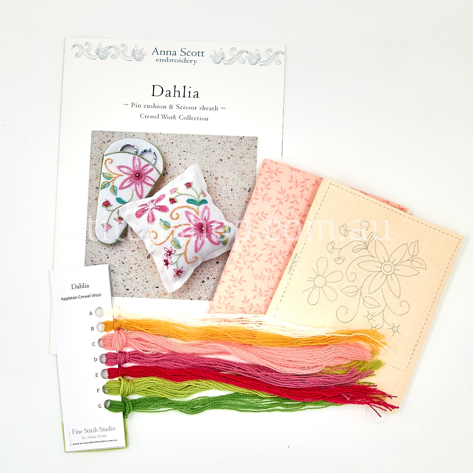 Dahlia Pin Cushion & Scissor Sheath - Default Title (FSSD)