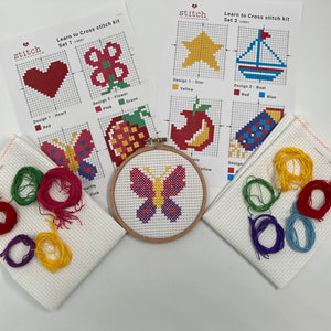 Learn to Cross Stitch for Kids