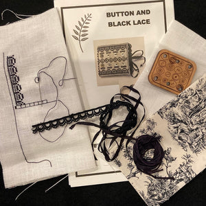 Button and Black Lace KIT