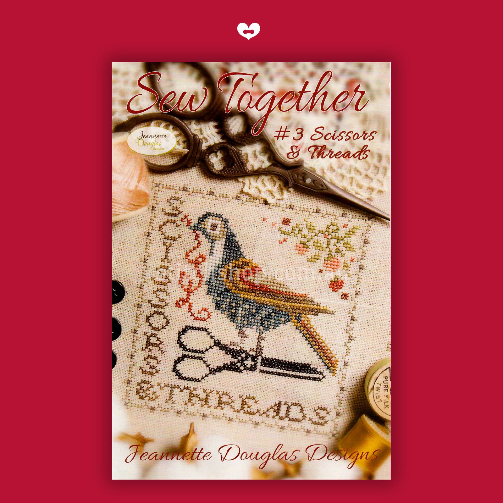 Sew Together #3: Scissors & Threads - Default Title (JD243)