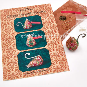 Gingerbread Mouse with Linen - Gingerbread  Mouse Chart (712214012297)