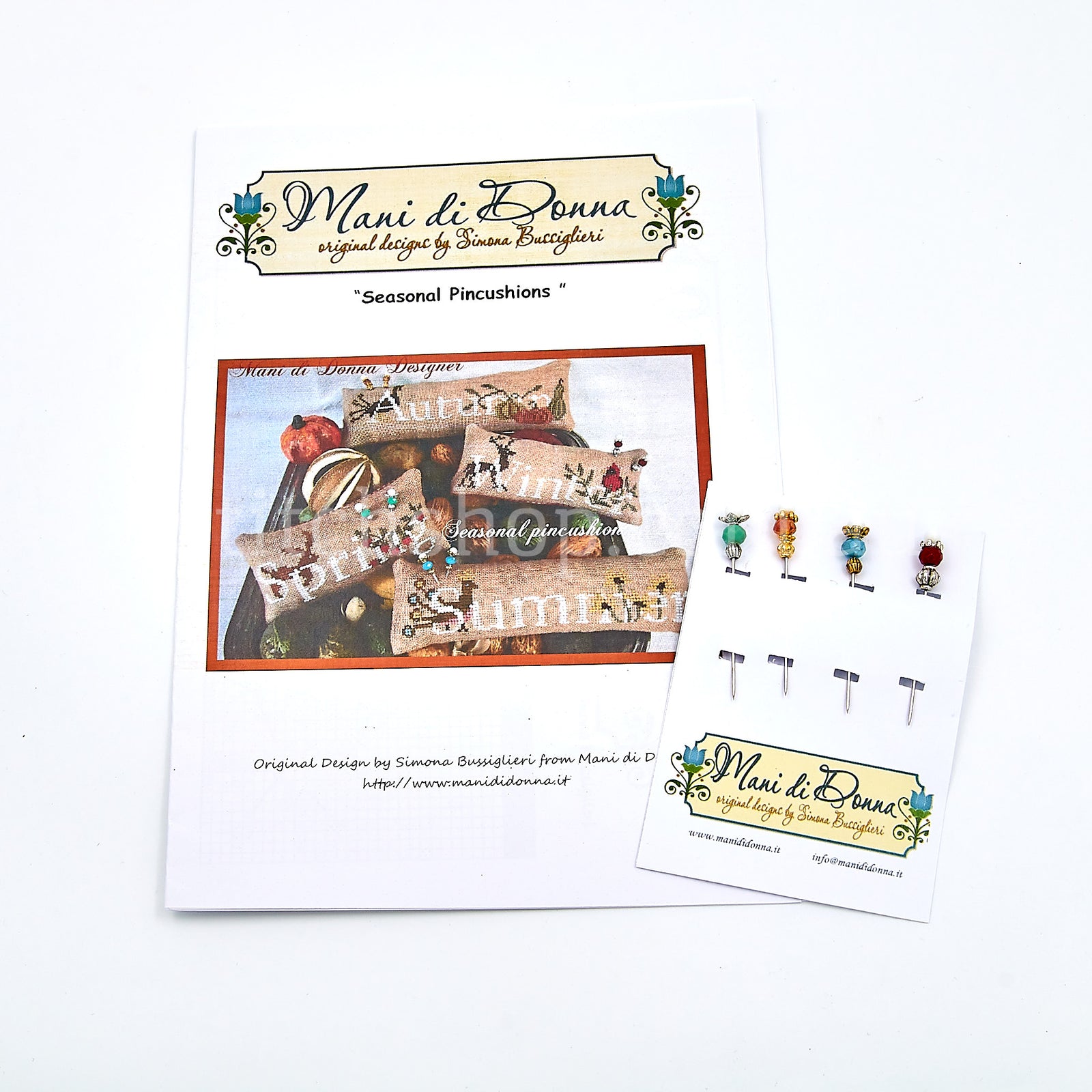 Seasonal Pincushion with Pins