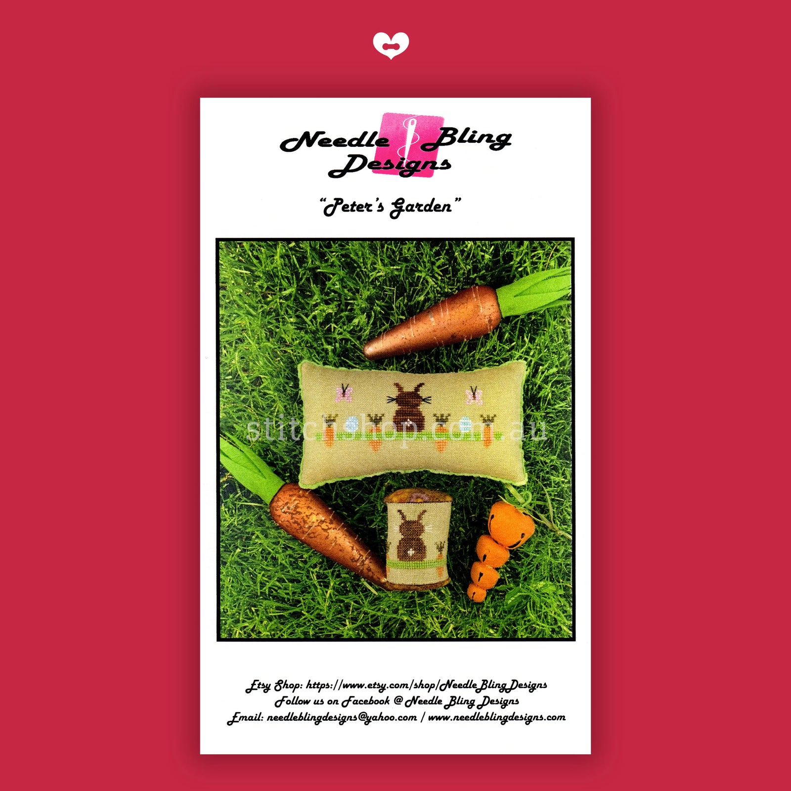 Peter's Garden KIT with linen & threads