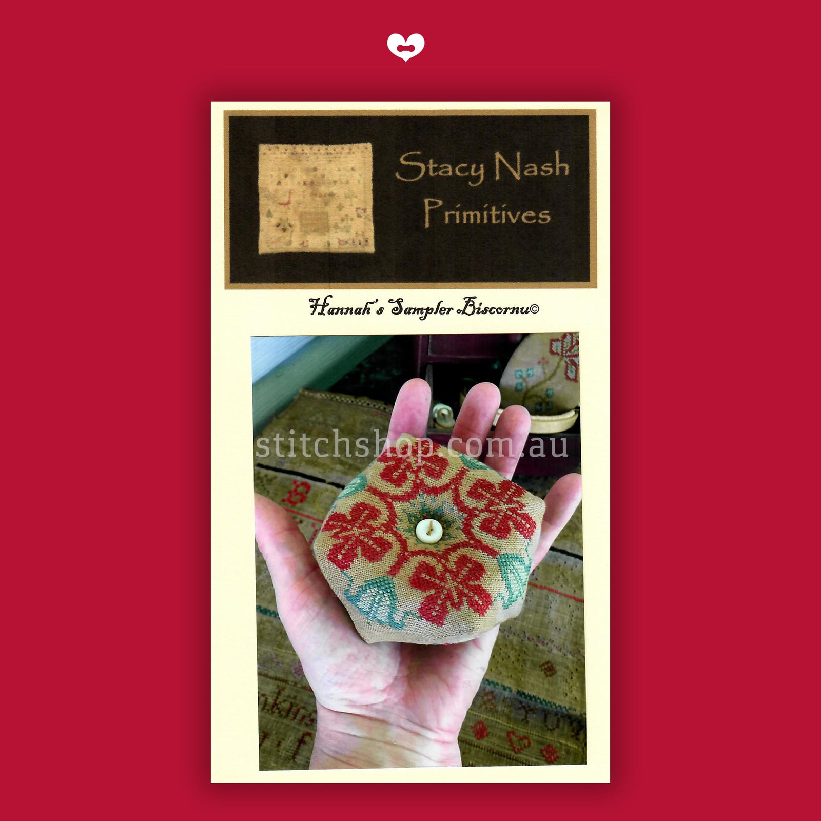 Hannah's Sampler Biscornu - Default Title (SNHannah)