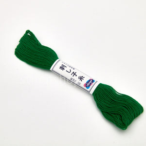 Sashiko Thread  Solid 20m - 26 Forest Green / 20 metres (ST26)