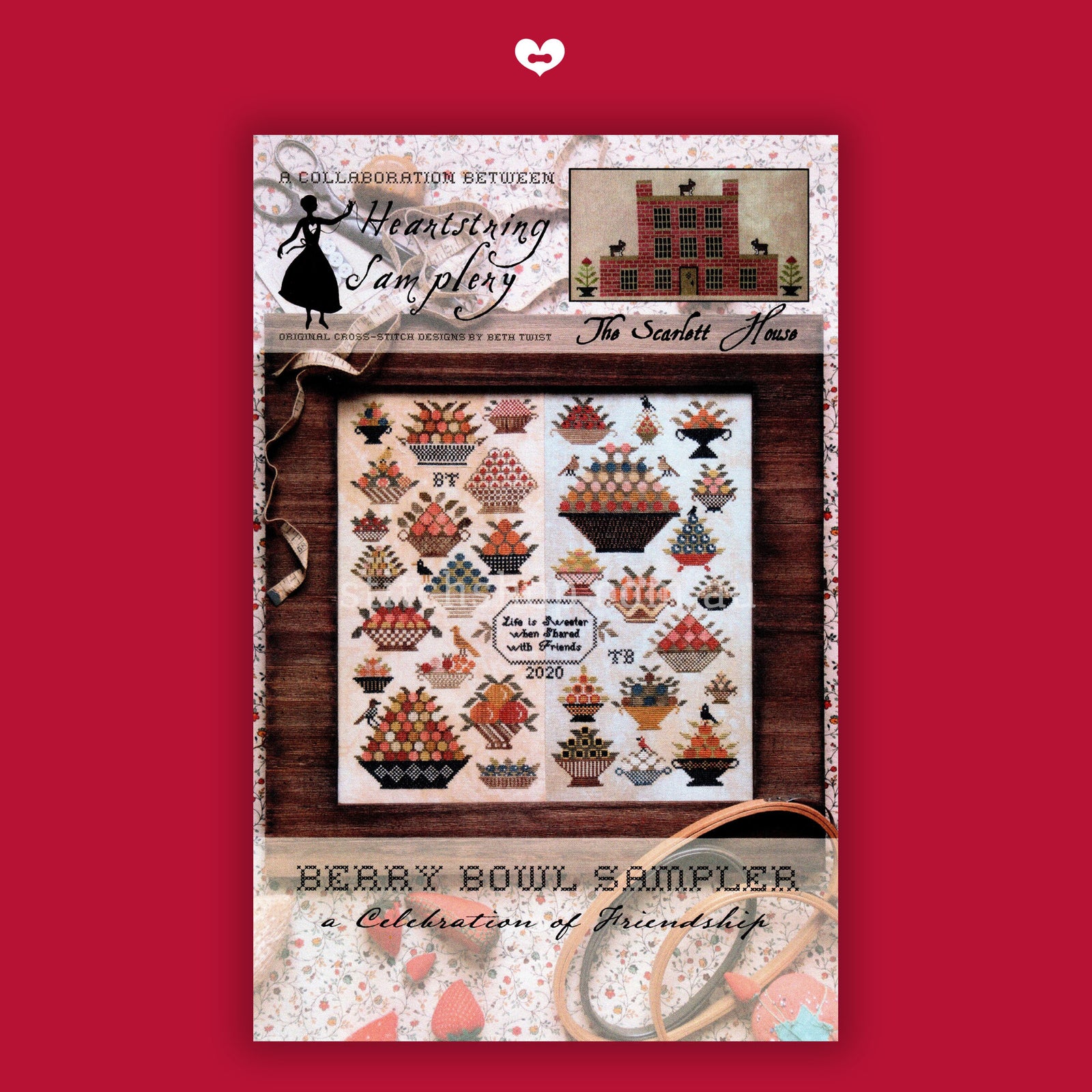 Berry Bowl Sampler by Heartstring Samplery & The Scarlett House