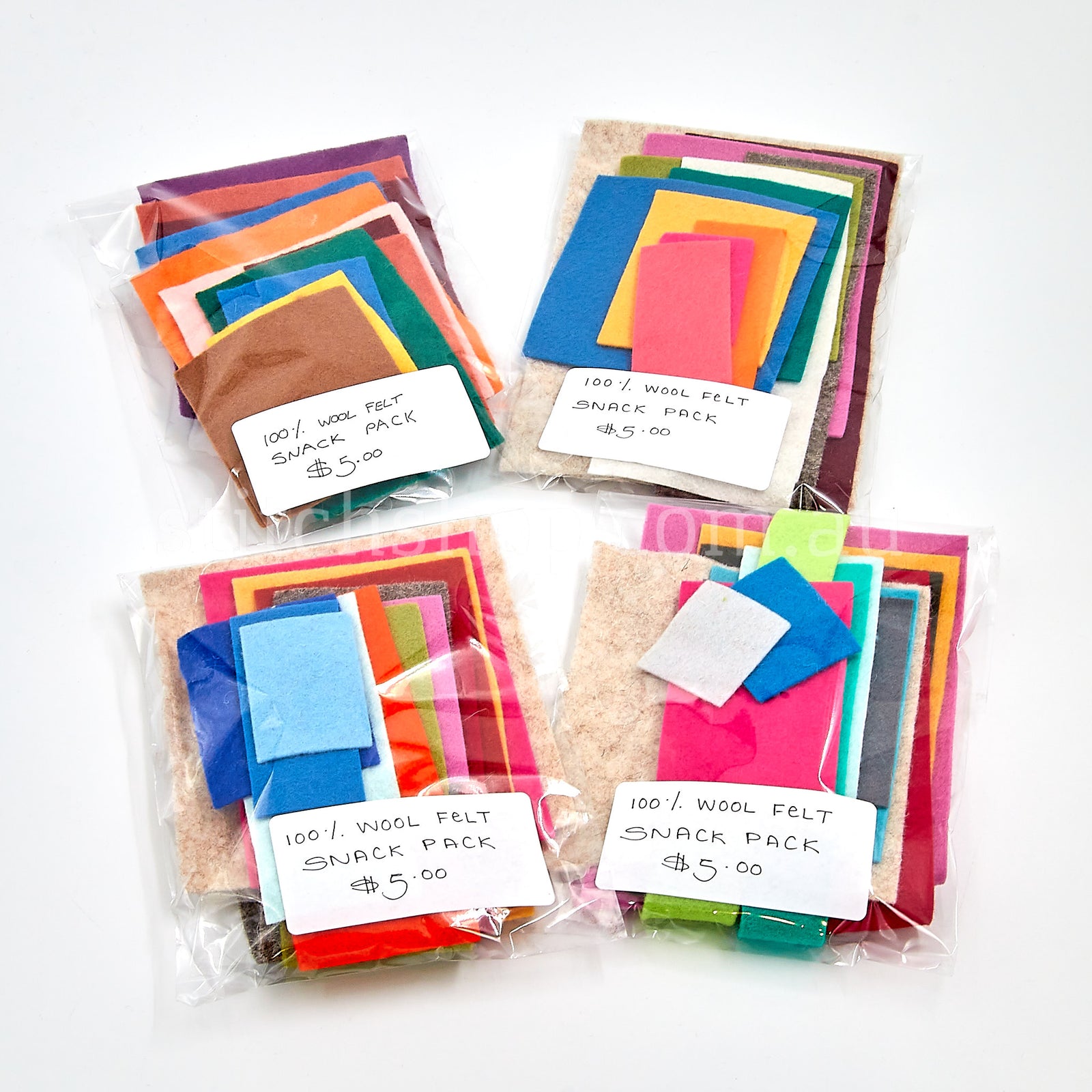 Snack Pack 100% Wool Felt