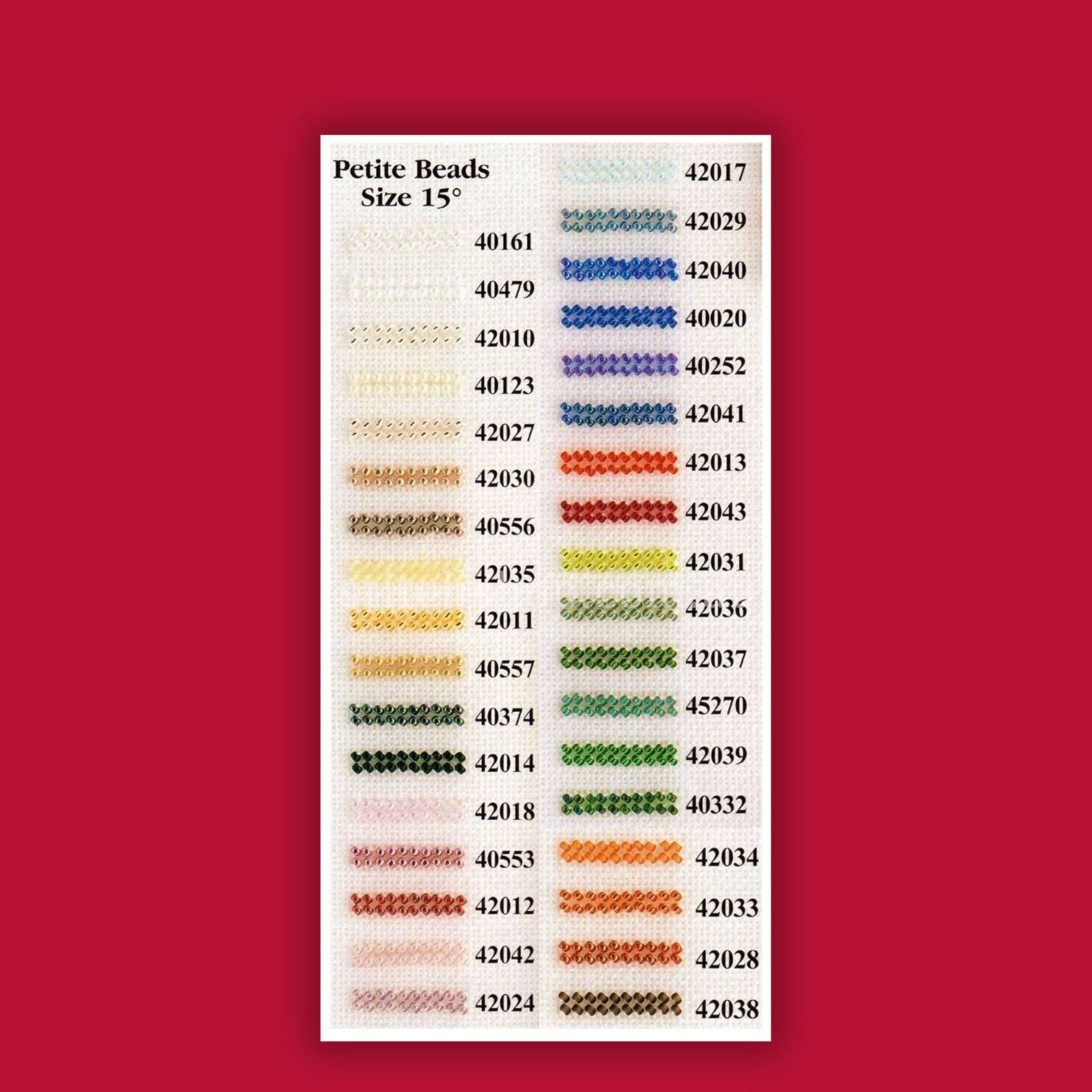 Mill Hill Petite Glass Beads