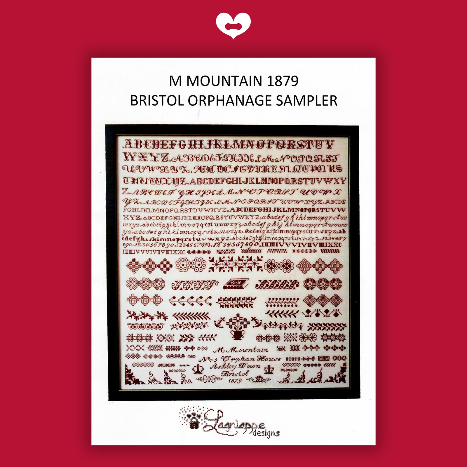 M Mountain 1879 Bristol Orphanage Sampler